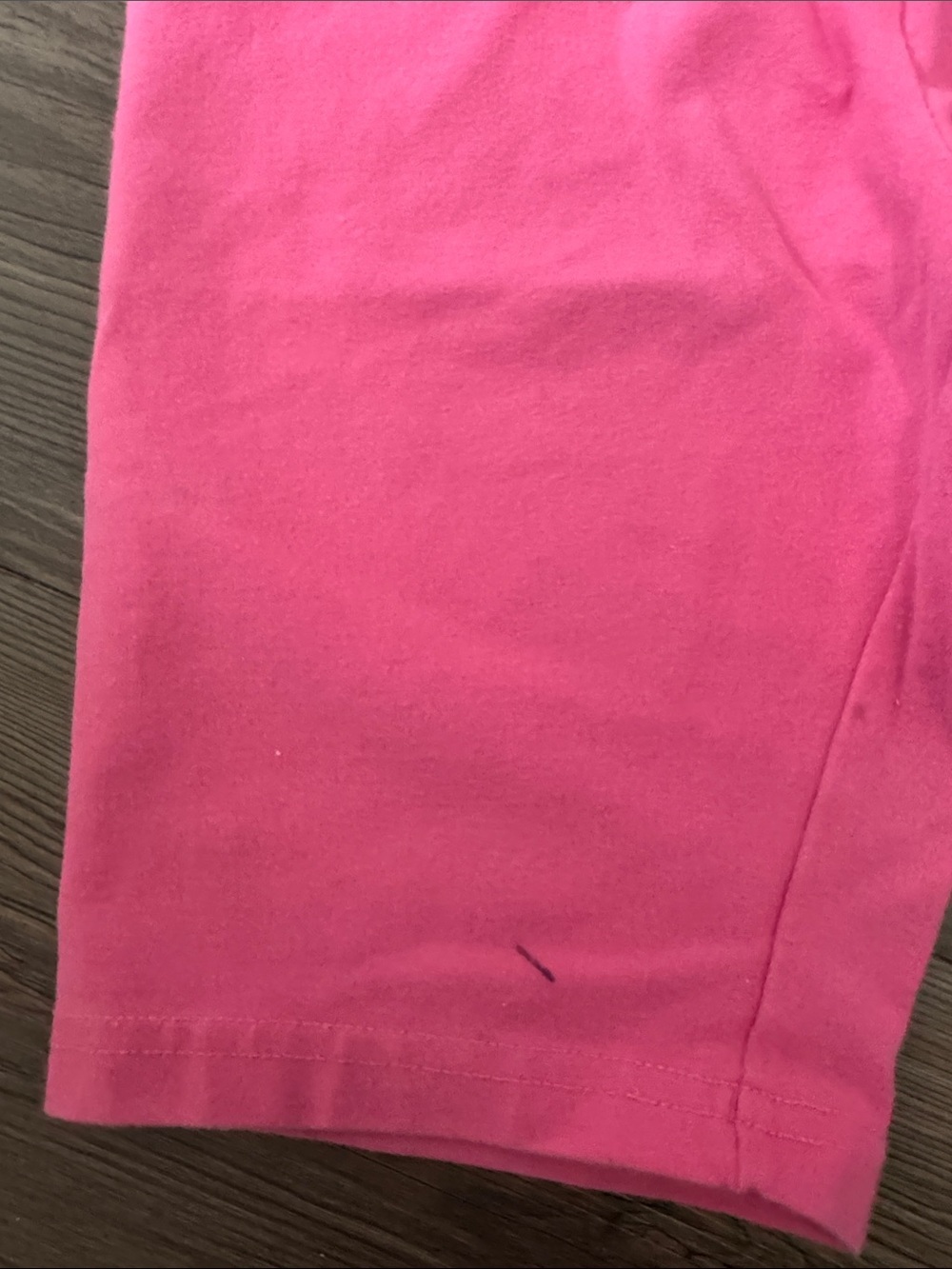Hanna Andersson Bright Pink Elastic-Waist Knit Shorts. 8. - Picture 3 of 4